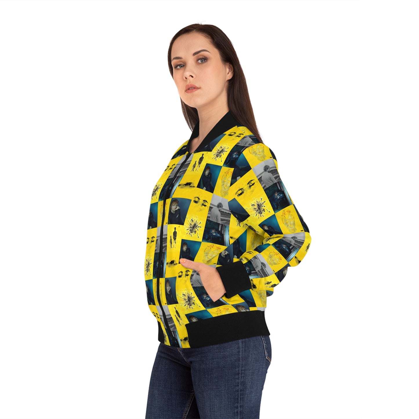 Ed Sheeran Subtract Mosaic Women's Bomber Jacket