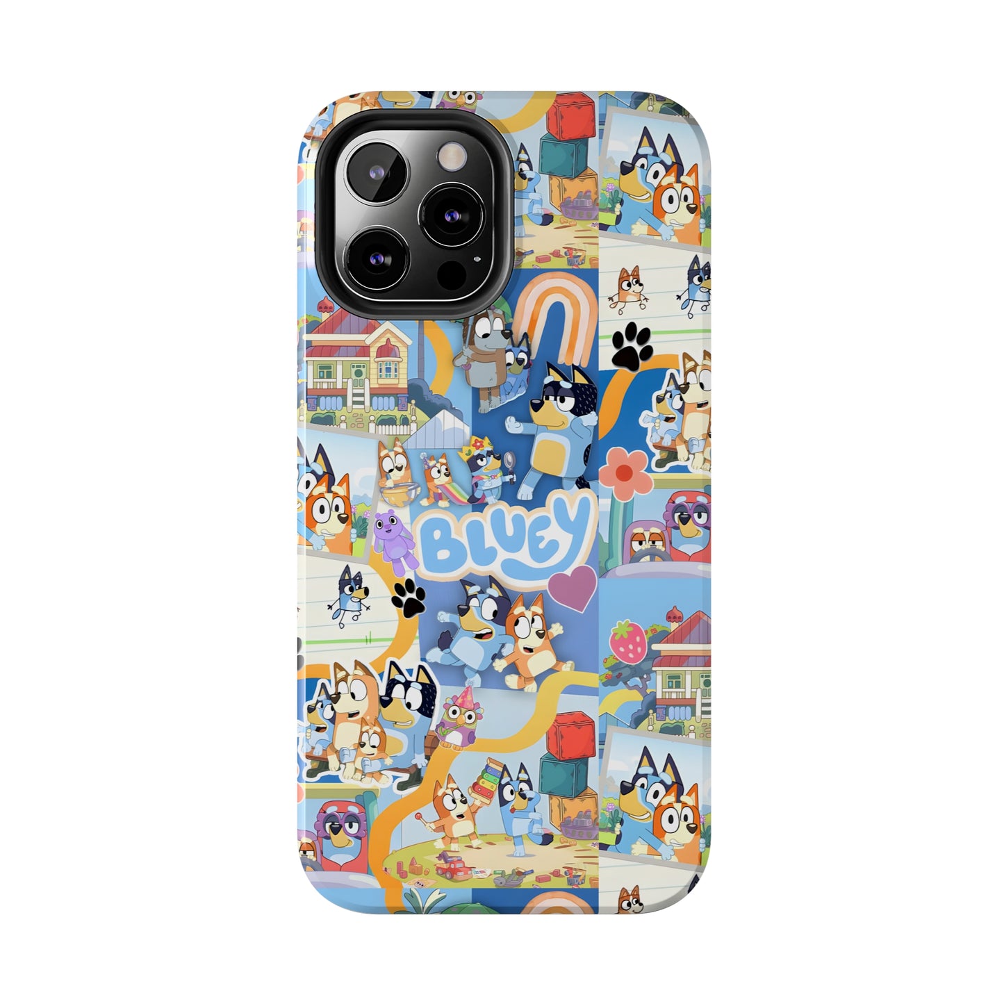 Bluey Playtime Collage Tough Phone Cases