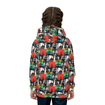 Justin Bieber Album Cover Collage Kid's Hoodie