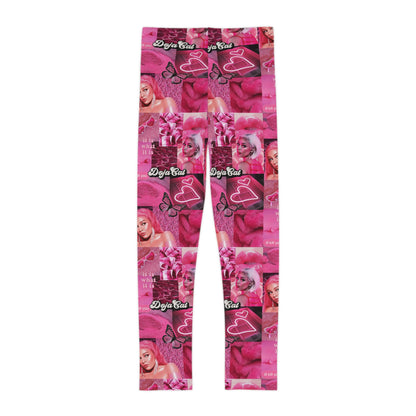 Doja Cat Pink Vibes Collage Kids Leggings