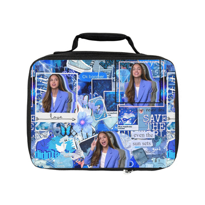 Olivia Rodrigo Blue Aesthetic Collage Lunch Bag