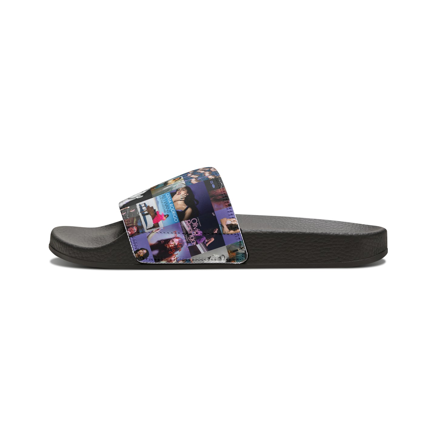 Olivia Rodrigo Album Cover Art Collage Men's Slide Sandals