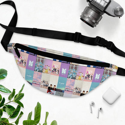 BTS Pastel Aesthetic Collage Fanny Pack
