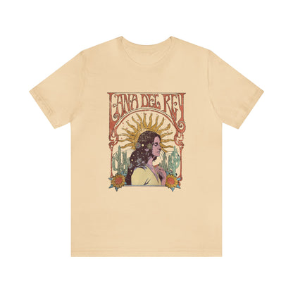 Lana Del Rey Vintage Artwork Unisex Jersey Short Sleeve Tee Shirt