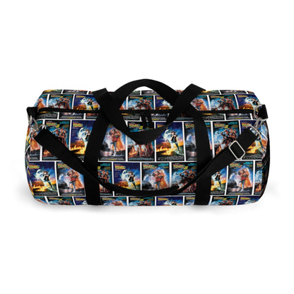 Back To The Future Movie Posters Collage Duffel Bag