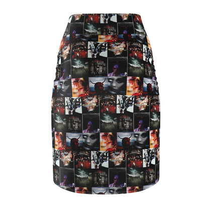 Slipknot Album Art Collage Women's Pencil Skirt