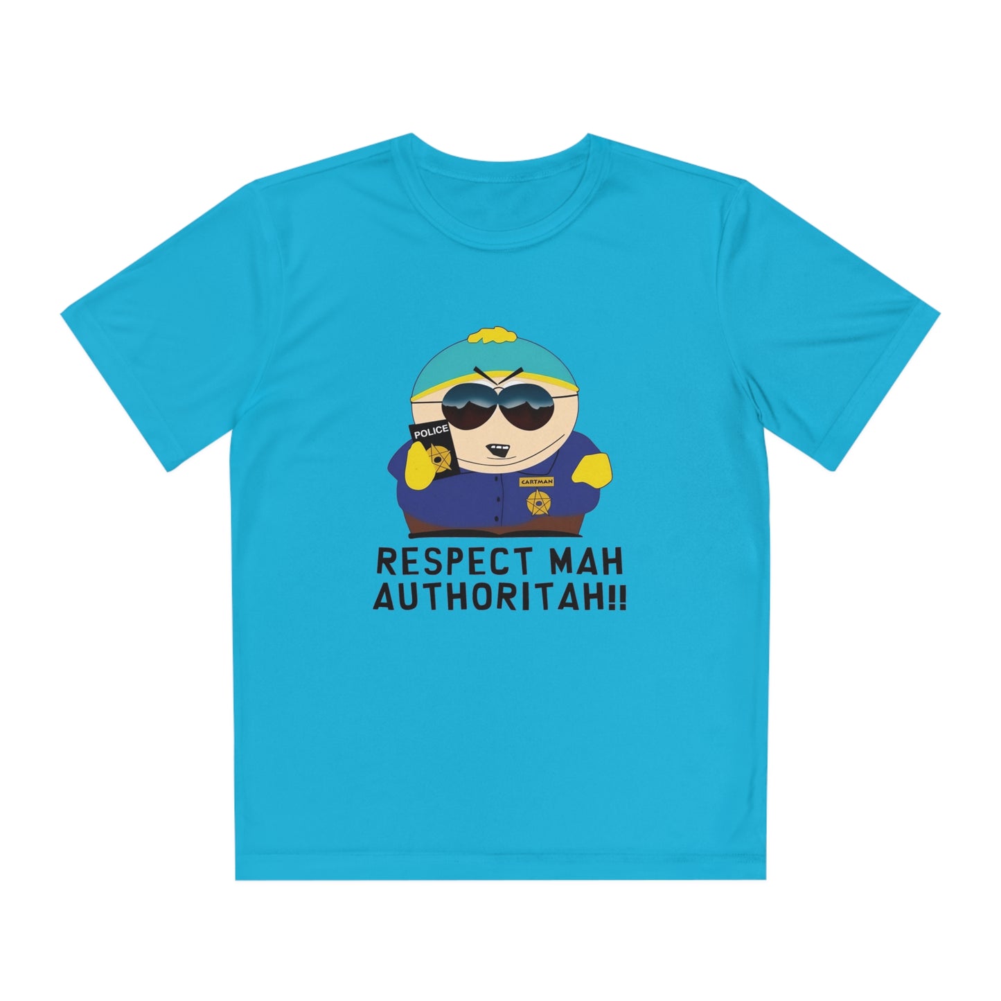 South Park Cartman Respect Mah Autheritah! Youth Competitor Tee