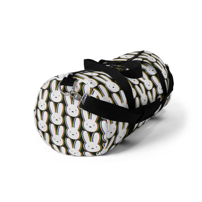 Bad Bunny Logo Pattern Duffel Bag