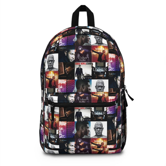 Usher Album Cover Art Mosaic Backpack