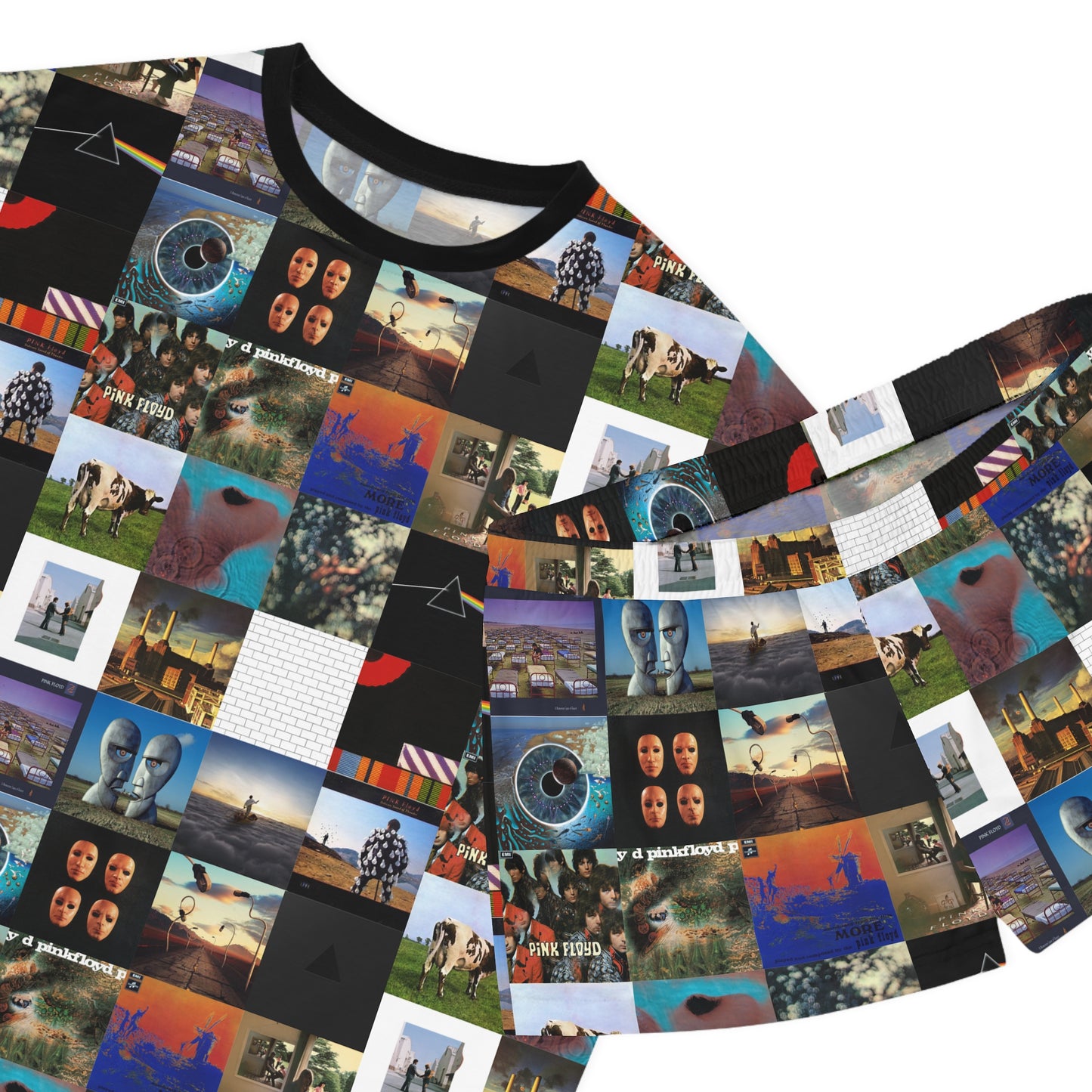 Pink Floyd Album Cover Collage Women's Short Pajama Set