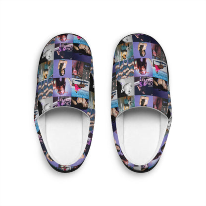 Olivia Rodrigo Album Cover Art Collage Women's Indoor Slippers