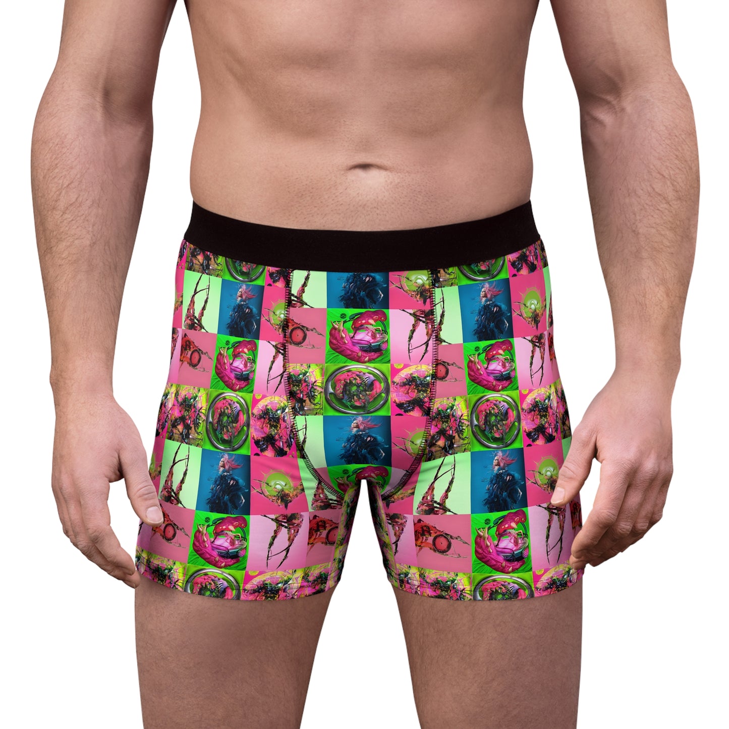 Lady Gaga Dawn of Chromatica Mosaic Men's Boxer Briefs