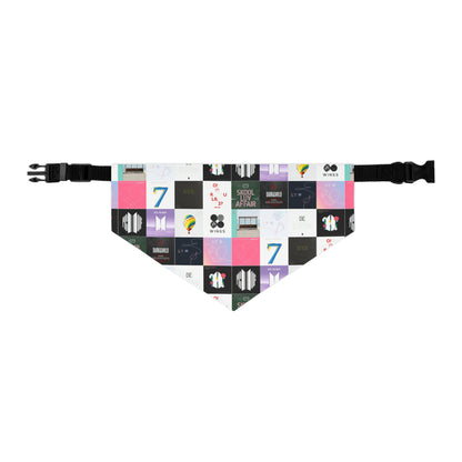 BTS Album Cover Art Collage Pet Bandana Collar