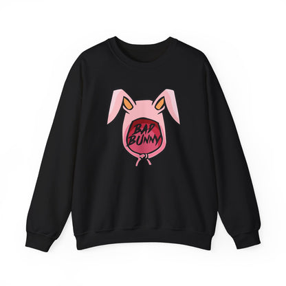 Bad Bunny Hoodie Logo Unisex Heavy Blend Crewneck Sweatshirt