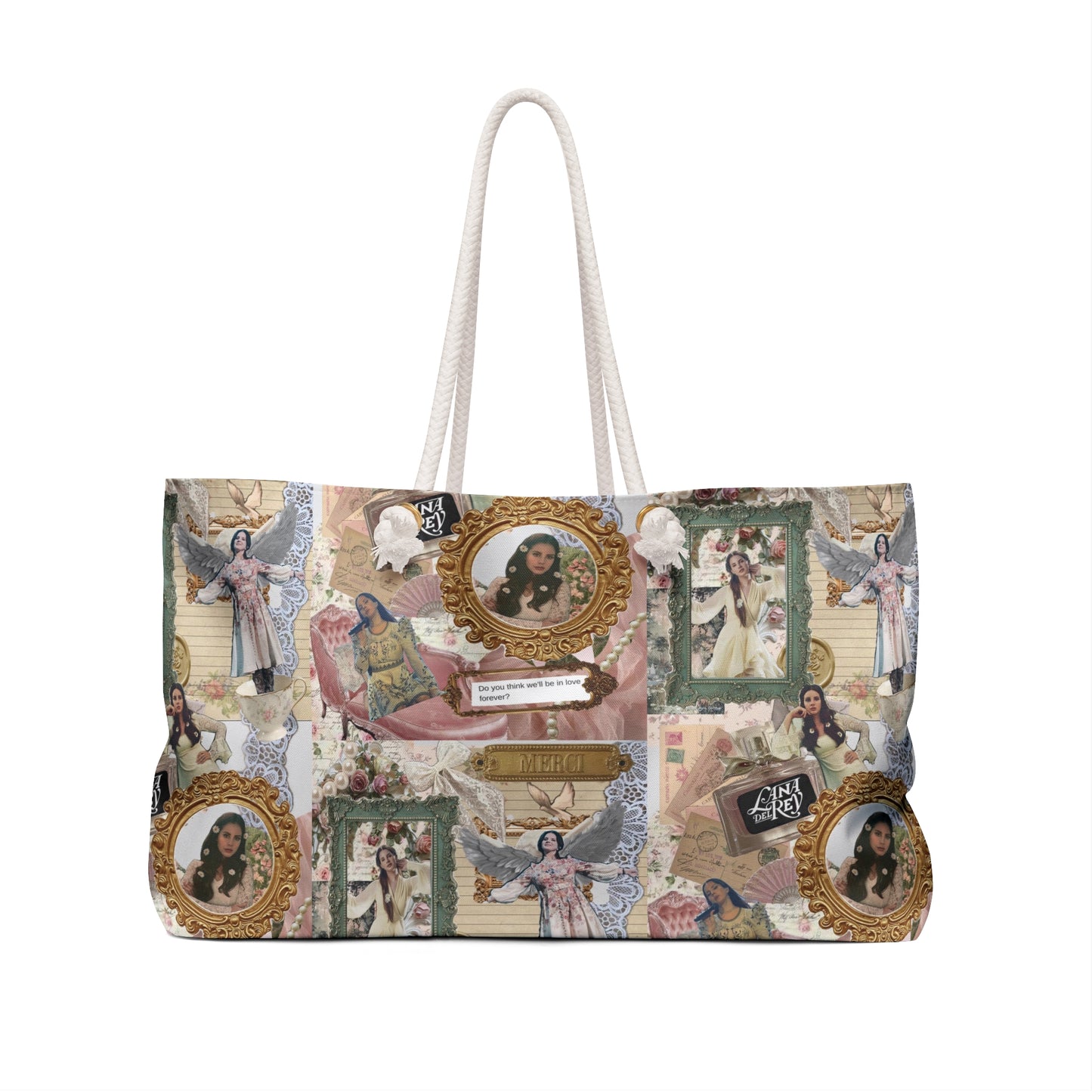 Lana Del Rey Victorian Collage Weekender Bag