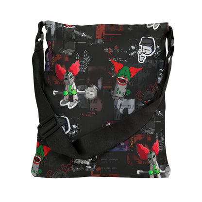 Madness Combat Dark Aesthetic Collage Adjustable Tote Bag