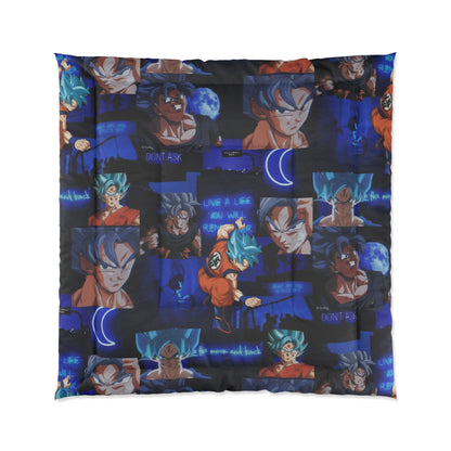 Dragon Ball Z Saiyan Moonlight Collage Comforter