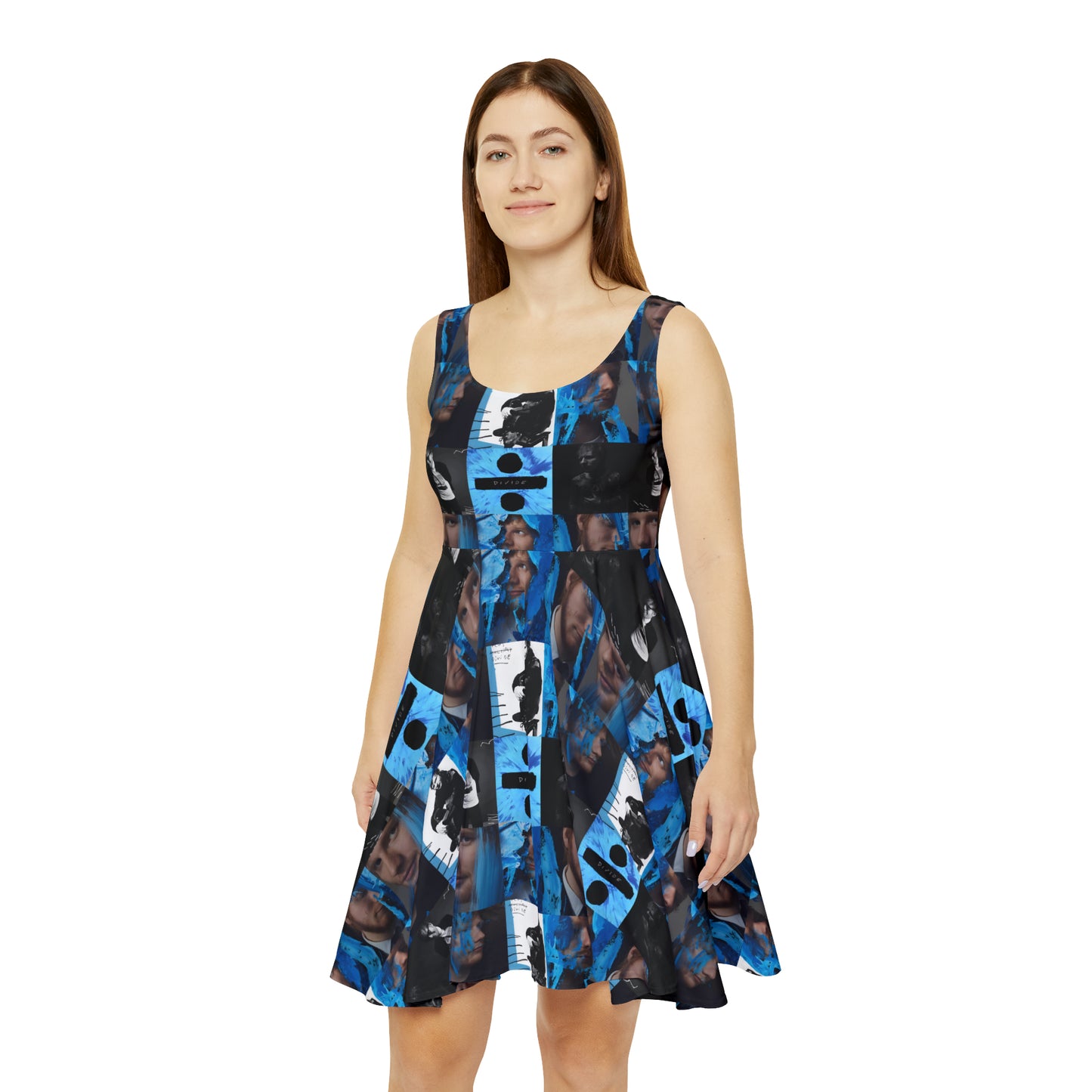 Ed Sheeran Divide Mosaic Women's Skater Dress