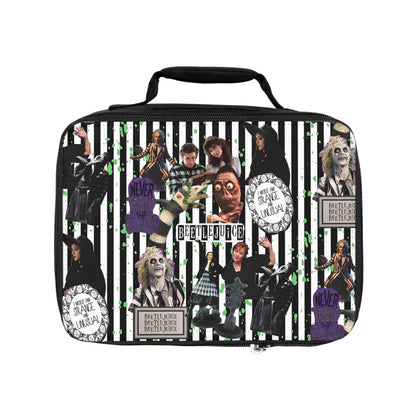 Beetlejuice Strange And Unusual Collage Lunch Bag