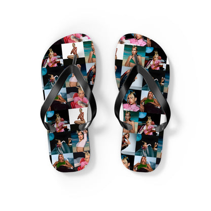 Dua Lipa Future Nostalgia Mosaic Flip Flops