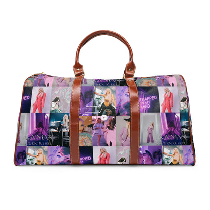 Ava Max Belladonna Photo Collage Waterproof Travel Bag