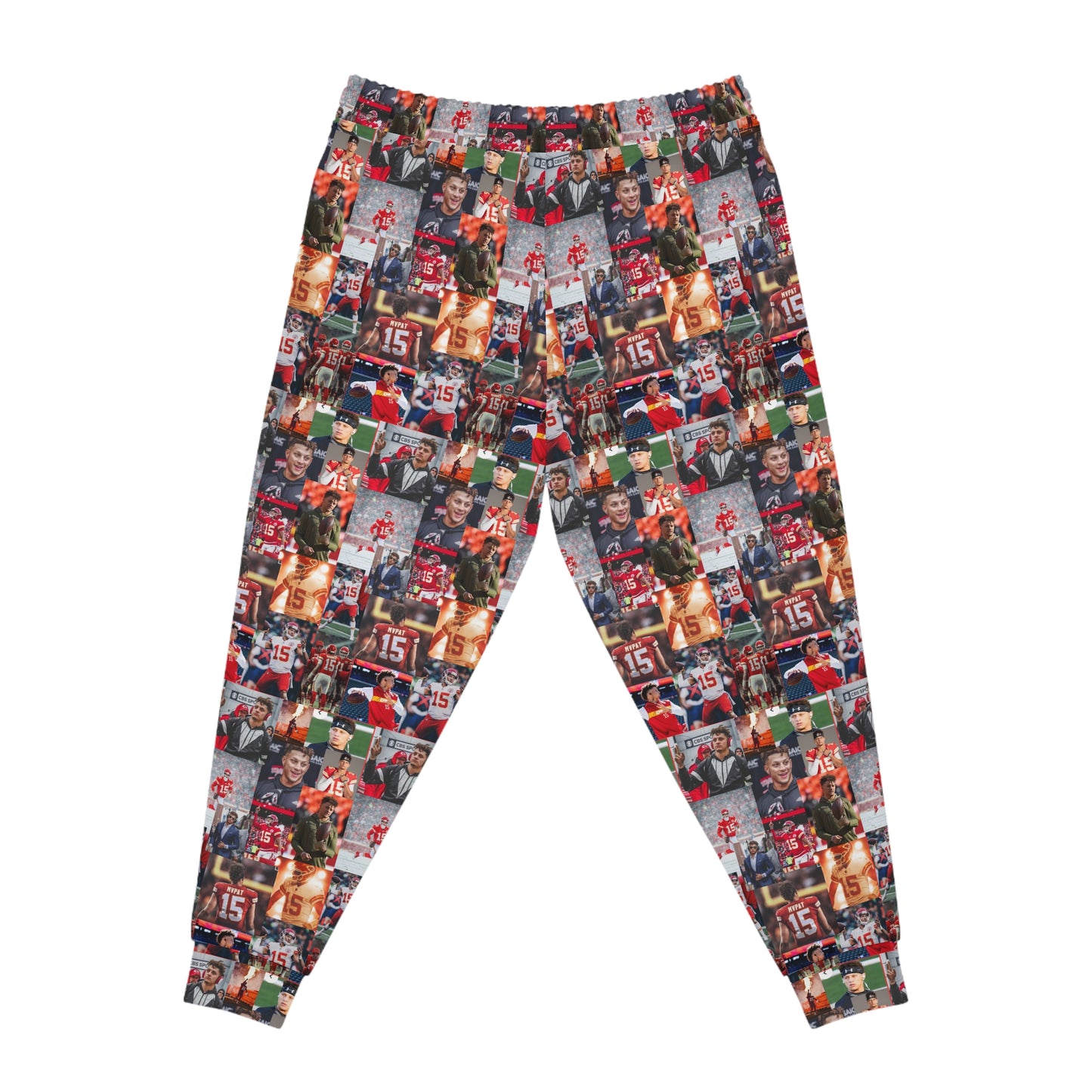 Patrick Mahomes Chiefs MVPAT Photo Collage Athletic Joggers