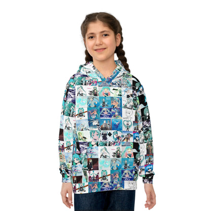 Hatsune Miku Album Cover Collage Kid's Hoodie