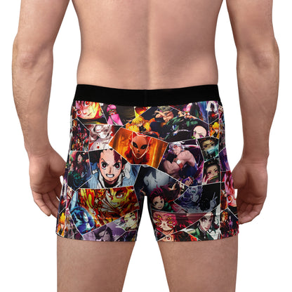 Demon Slayer Reflections Collage Men's Boxer Briefs Underwear