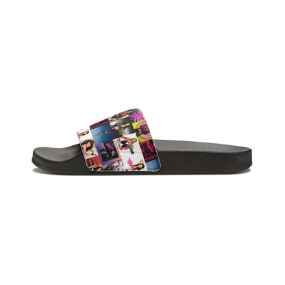 Miley Cyrus Album Cover Collage Youth Slide Sandals