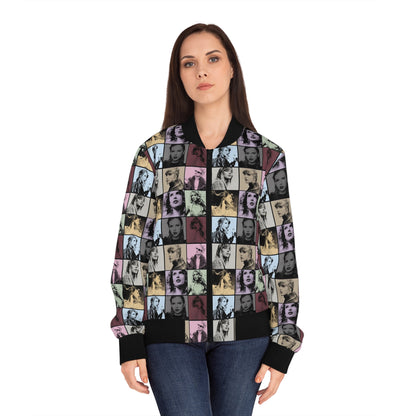 Taylor Swift Eras Collage Women's Bomber Jacket