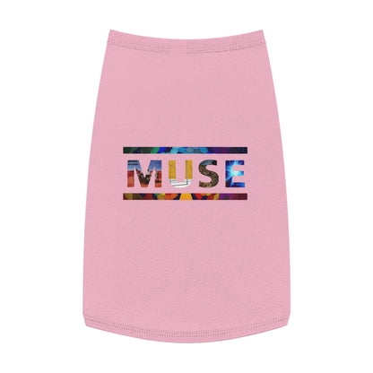 Muse Album Art Letters Pet Tank Top