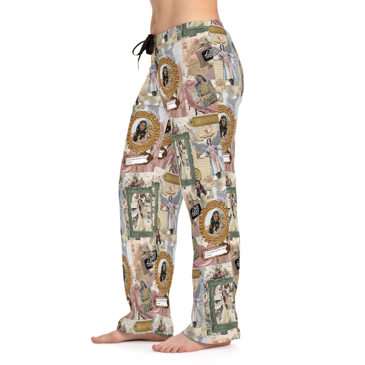 Lana Del Rey Victorian Collage Women's Pajama Pants