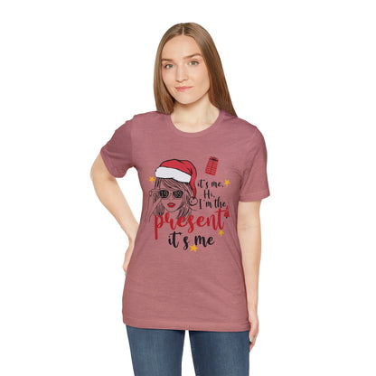 Taylor Swift I'm The Present Unisex Jersey Short Sleeve Tee Shirt