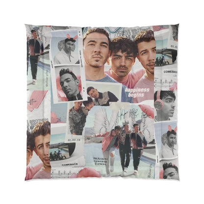 Jonas Brother Happiness Begins Collage Comforter