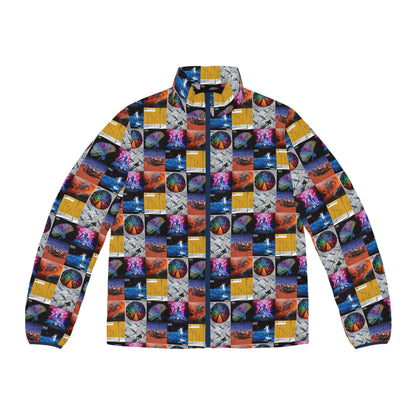 Muse Album Cover Collage Men's Puffer Jacket