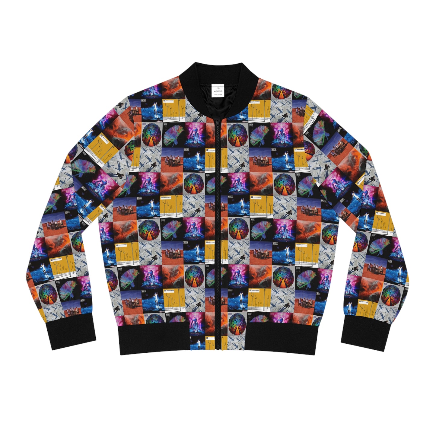 Muse Album Cover Collage Women's Bomber Jacket