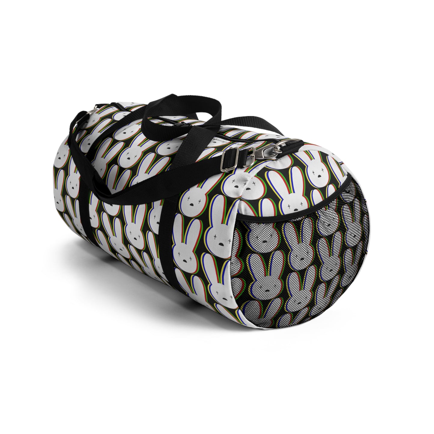 Bad Bunny Logo Pattern Duffel Bag