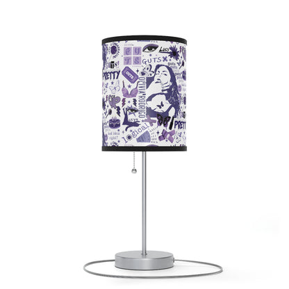 Olivia Rodrigo Guts Tour Collage Lamp on a Stand