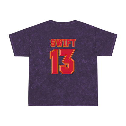 Taylor Swift In My Chiefs Era Unisex Mineral Wash Vintage Tee Shirt