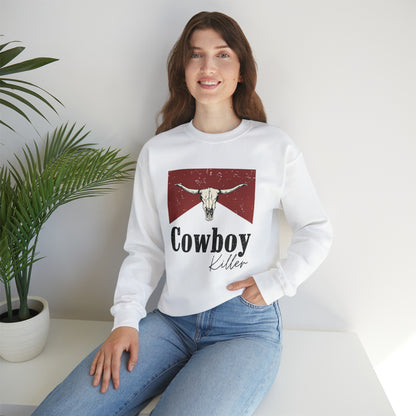 Morgan Wallen Cowboy Killer Unisex Heavy Blend Crewneck Sweatshirt