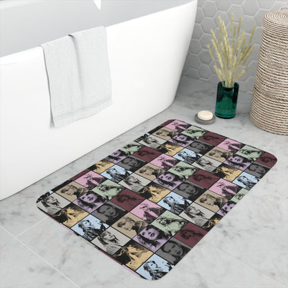 Taylor Swift Eras Collage Memory Foam Bath Mat