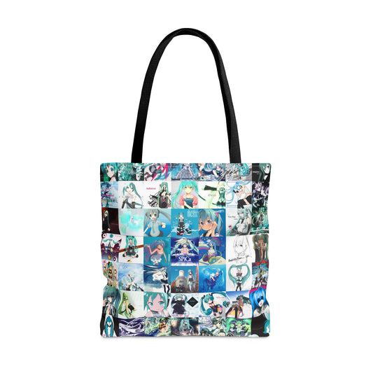 Hatsune Miku Album Cover Collage Tote Bag