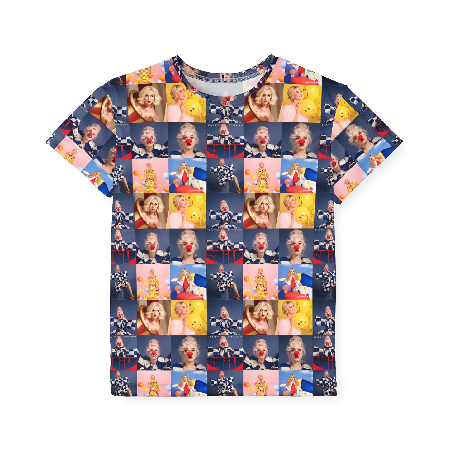 Katy Perry Smile Mosaic Kids Sports Jersey