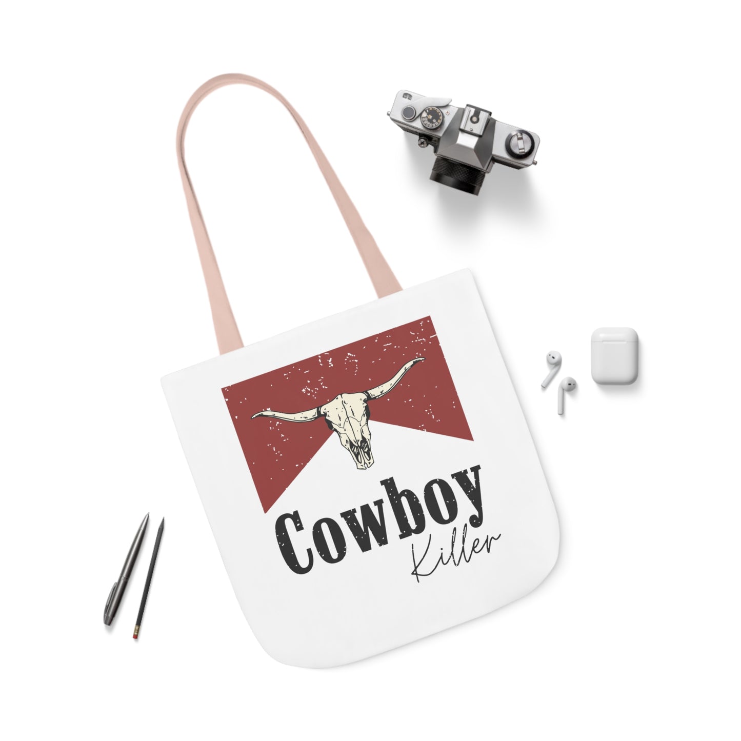 Morgan Wallen Cowboy Killer Polyester Canvas Tote Bag