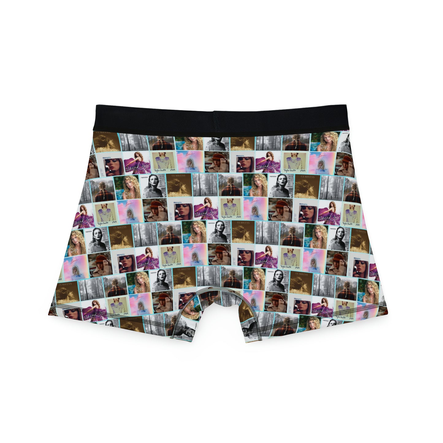 Taylor Swift Album Art Collage Men's Boxers