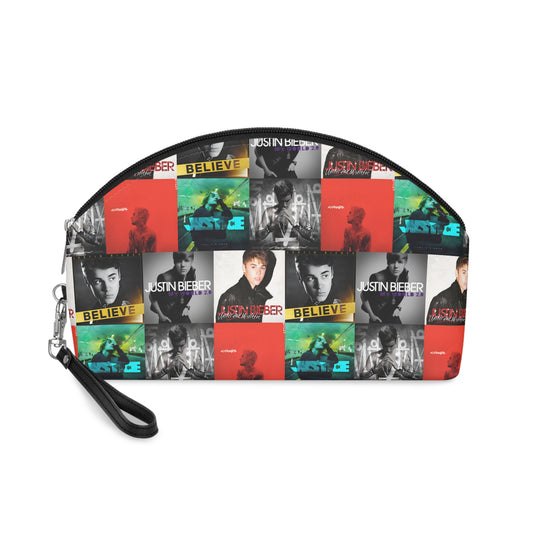 Justin Bieber Album Cover Collage Makeup Bag