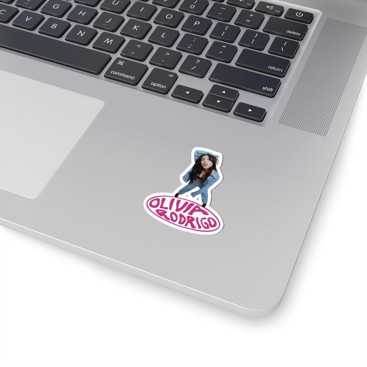 Olivia Rodrigo Look Up Pose Logo Kiss-Cut Sticker