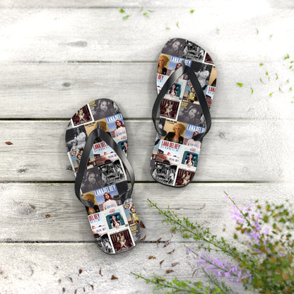 Lana Del Rey Album Cover Collage Flip Flops