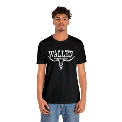 Morgan Wallen White Logo Unisex Jersey Short Sleeve Tee Shirt