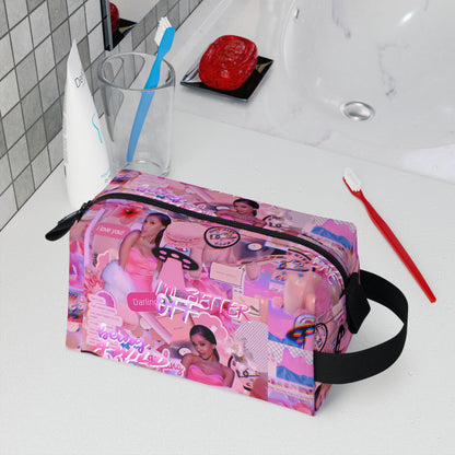 Ariana Grande Purple Vibes Collage Toiletry Bag